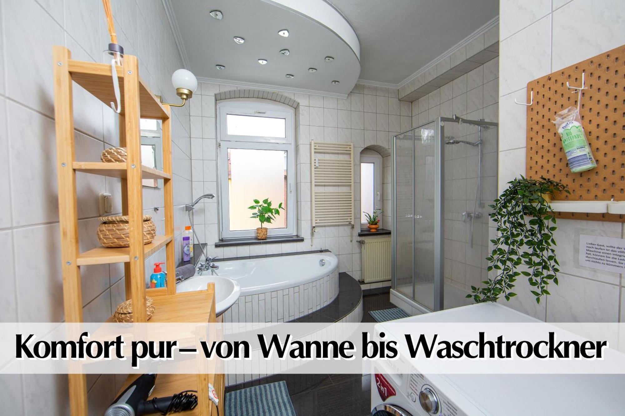 80M2 3R Wohnung Mit Privatem Parkplatz, Kingsize Betten, Smart-Tv, Etc Erfurt Exterior photo