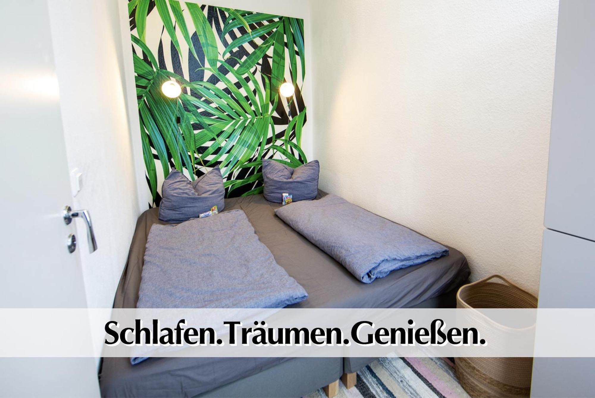 80M2 3R Wohnung Mit Privatem Parkplatz, Kingsize Betten, Smart-Tv, Etc Erfurt Exterior photo