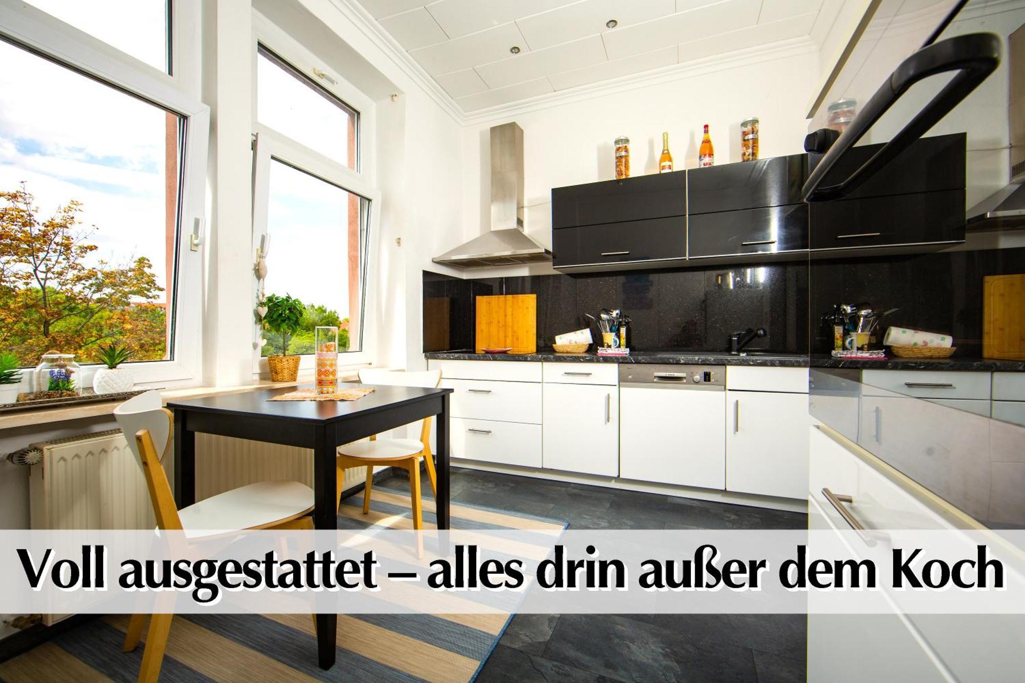 80M2 3R Wohnung Mit Privatem Parkplatz, Kingsize Betten, Smart-Tv, Etc Erfurt Exterior photo