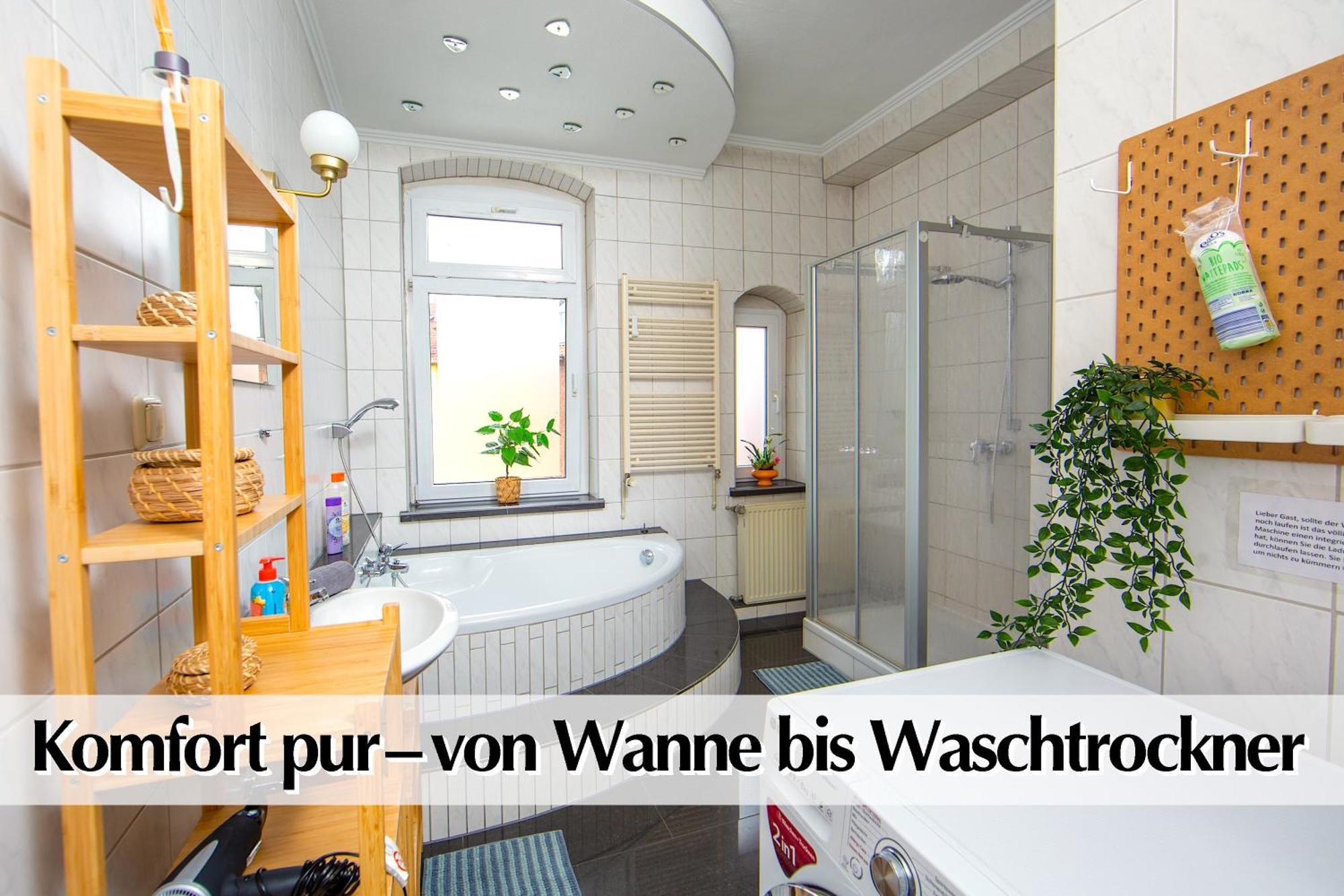 80M2 3R Wohnung Mit Privatem Parkplatz, Kingsize Betten, Smart-Tv, Etc Erfurt Exterior photo